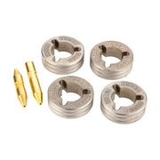 Miller four Roll V-Groove drive roll kit for .035" steel wire