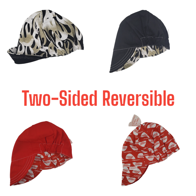 Comeaux Caps Reversible Sized Assorted-Prints Welders Caps