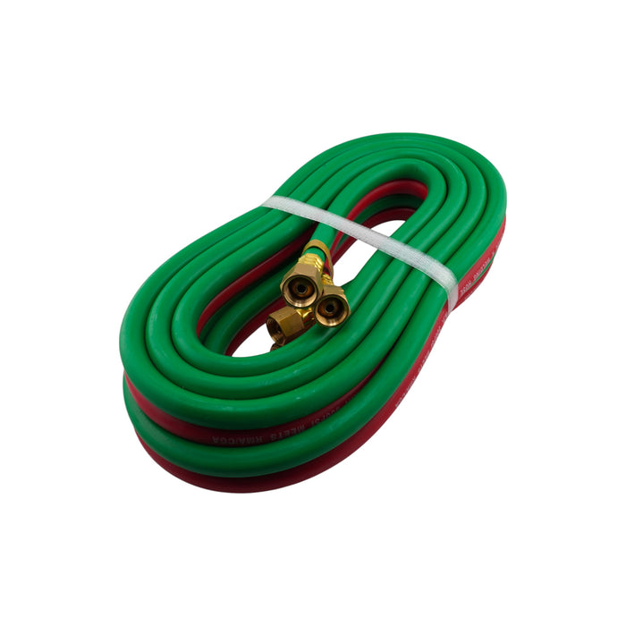 Isometric view of 25 ft twin hose