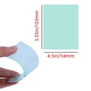 diagram illustrating 5.25 x 4.5 welding helmet lens