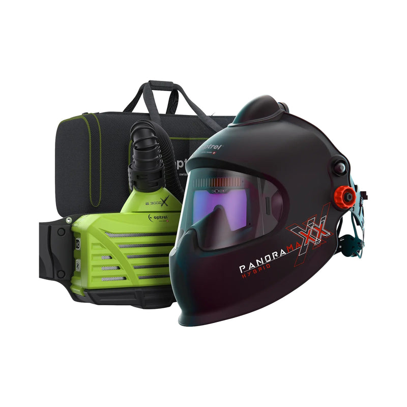 e3000X system with Optrel Panoramaxx Hybrid Laser-Welding Helmet
