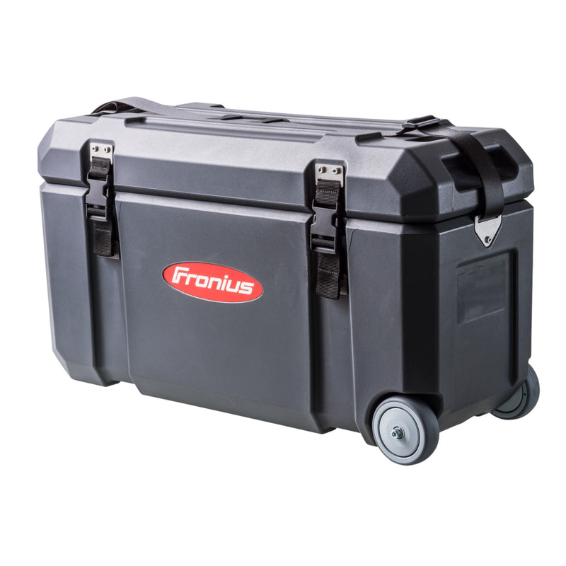 Hard case with wheels