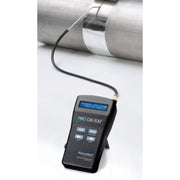 pro ox-100 purge monitor connected into pipe pre-weld