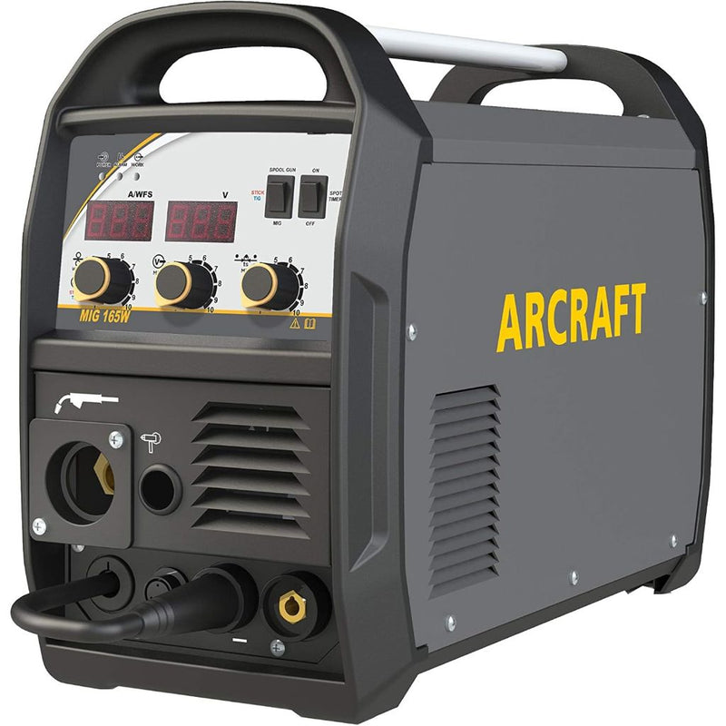 arcraft mig welder isometric view facing left