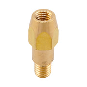 Top view of Binzel Style M8 Flush Tip Holder for Short Arc MB 36 M8*34 142.0024