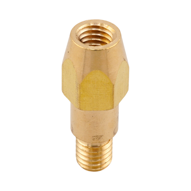 Top view of Binzel Style M8 Flush Tip Holder for Short Arc MB 36 M8*34 142.0024