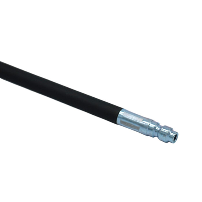 high flex bulk mig wire conduit with quick connect installed