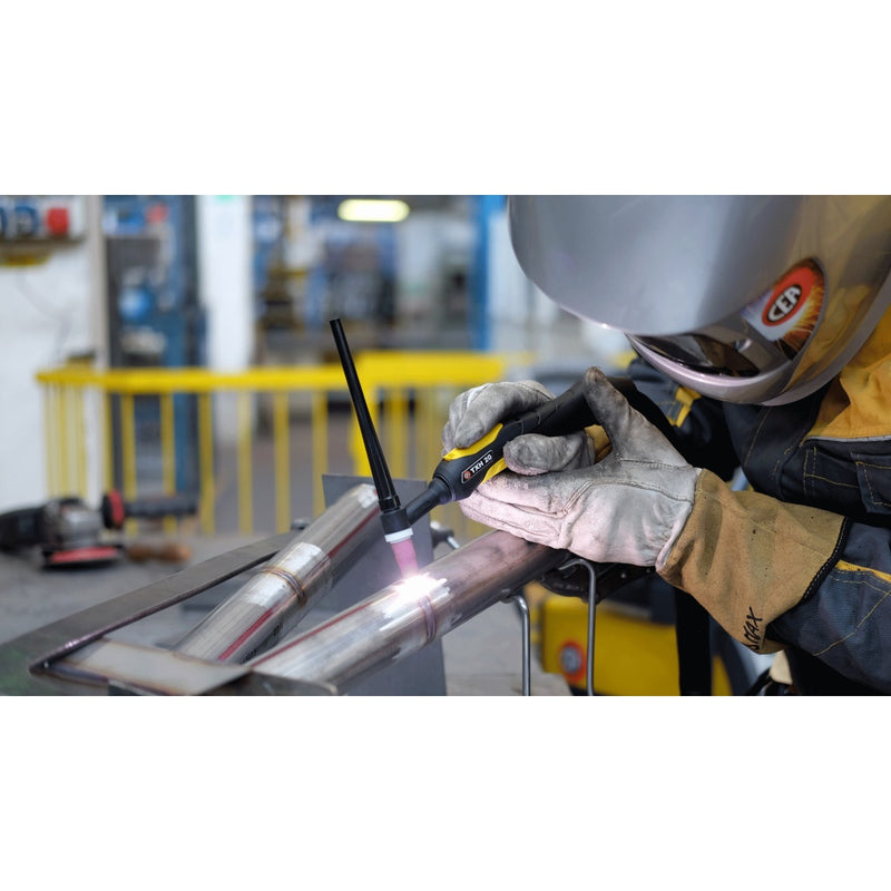 pipe weld performed with cea tig torch