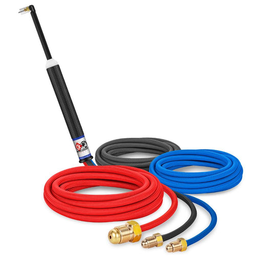ck worldwide water cooled micro torch with 12.5' long 3 piece superflex cables