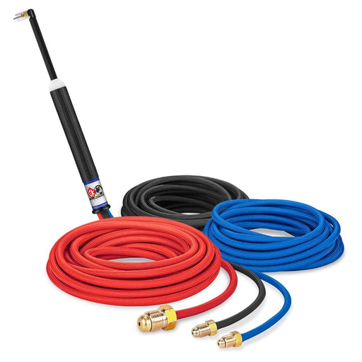 ck worldwide water cooled micro torch with 25' long 3 piece superflex cables