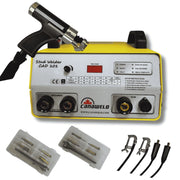 canaweld stud welder package showing gun ground clamps and consumables