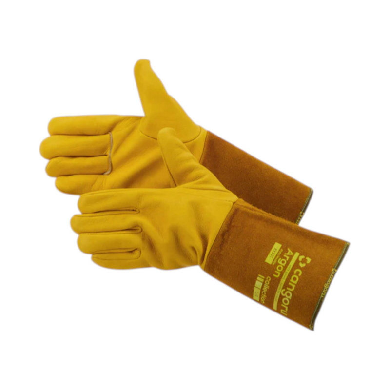 Pair of yellow Cangoru Argon Gloves XY301