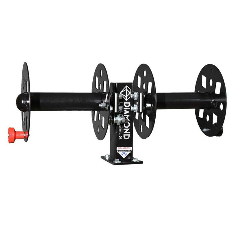 Diamond Welding Lead Reel - Fixed Base, Side-By-Side