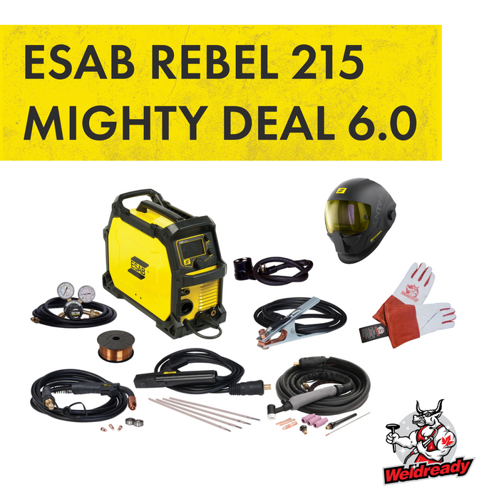 ESAB Rebel EMP 215ic Soudeuse à la baguette MIG TIG multiprocédés