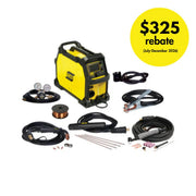 ESAB Rebel EMP 215ic Multiprocess MIG TIG Stick Welder $325 Burn and Earn rebate