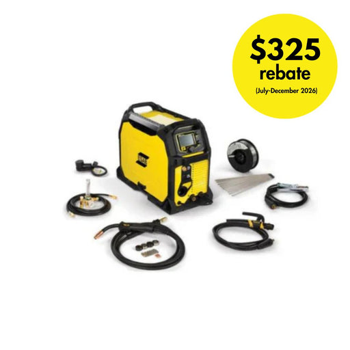 ESAB REBEL EMP 235ic Multi Process Welder $325 Burn and Earn rebate 0558012702