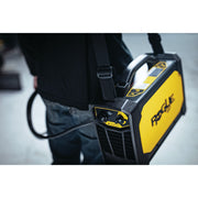 esab rogue 151 welder using shoulder carry strap