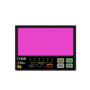 View of digital user interfact for ESAB Savage A41 welding helmet