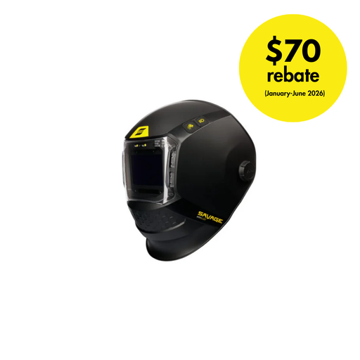 ESAB SAVAGE A50 LUX WELDING HELMET $70 Burn and Earn rebate