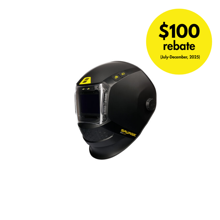 ESAB SAVAGE A50 LUX WELDING HELMET $100 Burn and Earn rebate