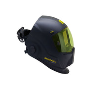 esab sentinel a60 air papr welding helmet showing grind button