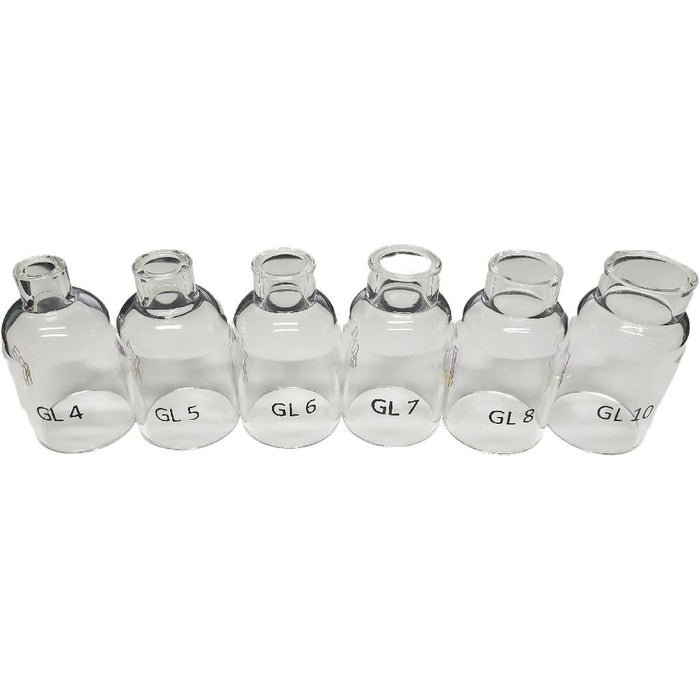 EDGE Pyrex Cup Kit for Standard Gas Lens- Weldready Canada