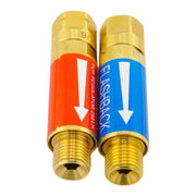 set of flashback arrestors for oxy acetylene regulators
