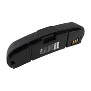 replacement battery for tecmen papr on it's side showing brass power connections