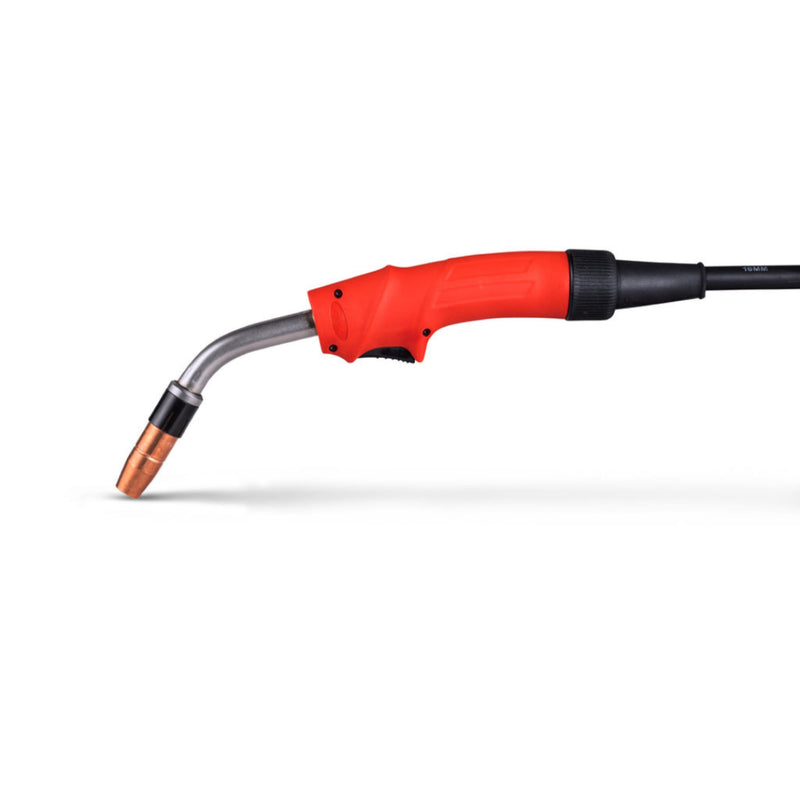 Red MIG gun for use with Fronius transsteel welder