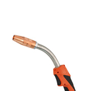 Close up of Fronius MTG 320i style MIG Gun