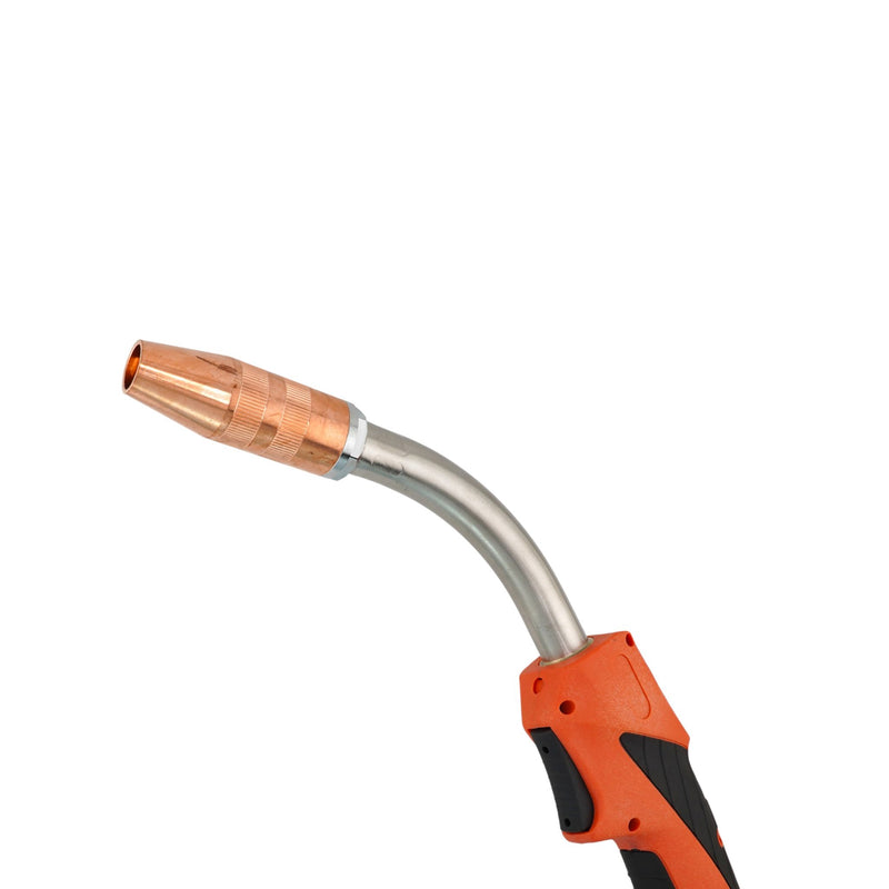 Close up of Fronius MTG 320i style MIG Gun