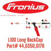 Exploded View Fronius TTG 2200 TIG Torch