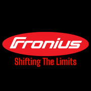 Fronius logo in red shifting the limits