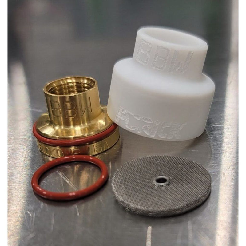 furick white cippy cup with gas lens adapter o ring and diffuser