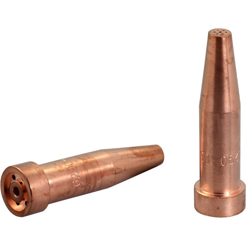 pair of two copper harris style 6290 cutting tips