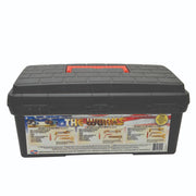 Toolkit back with decal showing what is included in harris style cutting and welding outfit