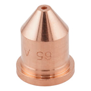 top view of cutting hole on intellicut brand hypertherm style 220819 65A cutting nozzle