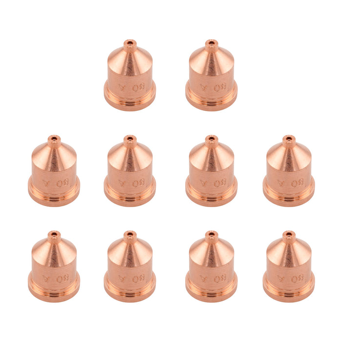 10 pack view of Intellicut brand Hypertherm® style 80A Nozzles  120927-i 