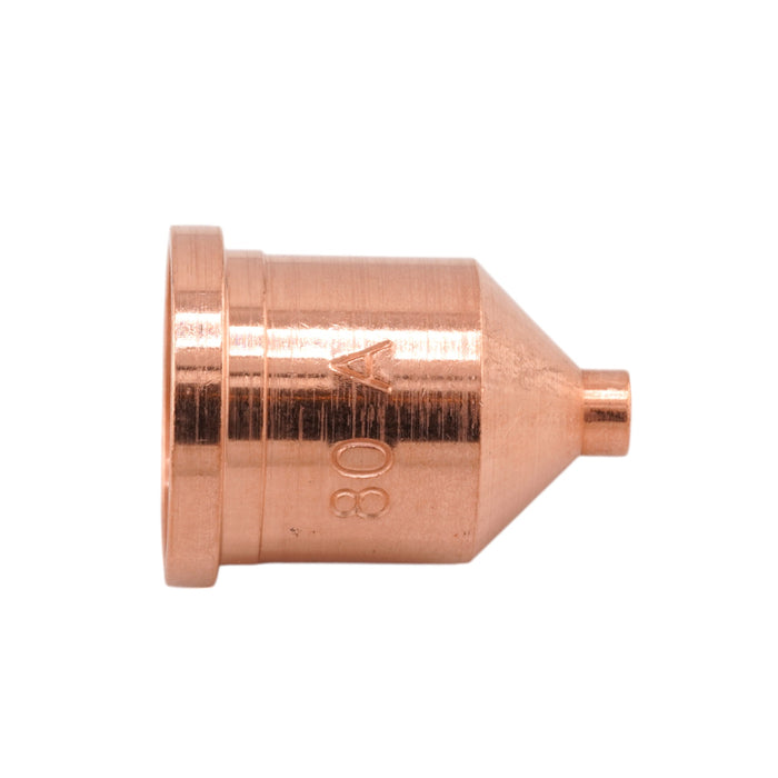 Side view of Intellicut brand Hypertherm® style 80A Nozzles  120927-i 