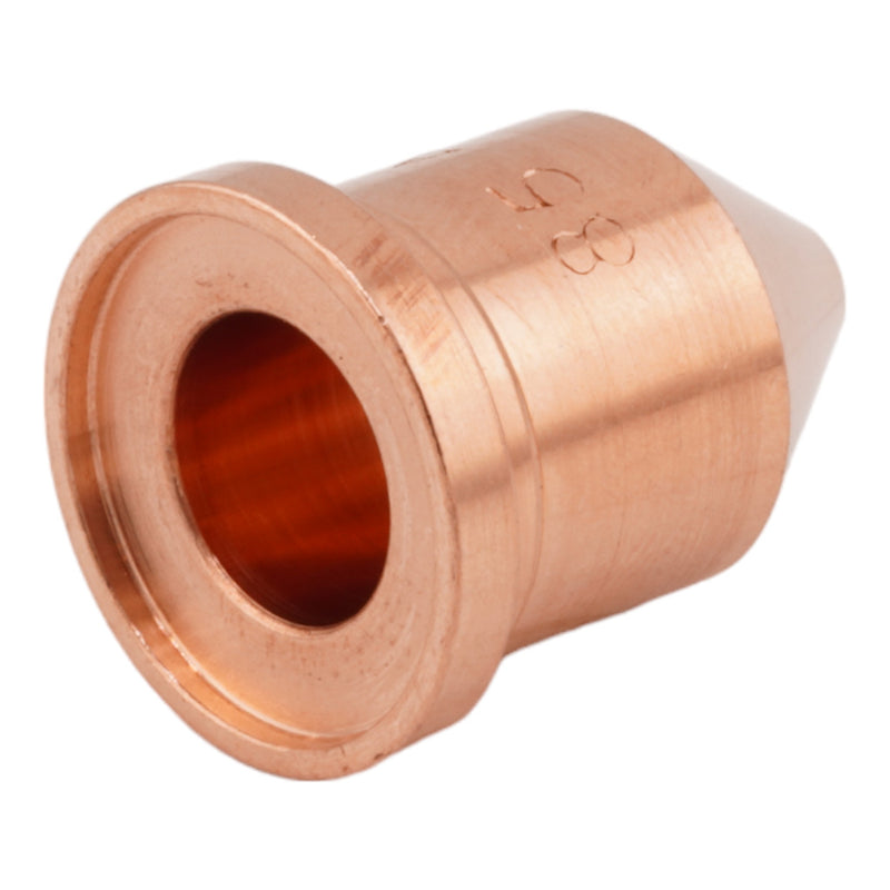 isometric view showing rear of intellicut brand hypertherm style 220816 85A cutting nozzle