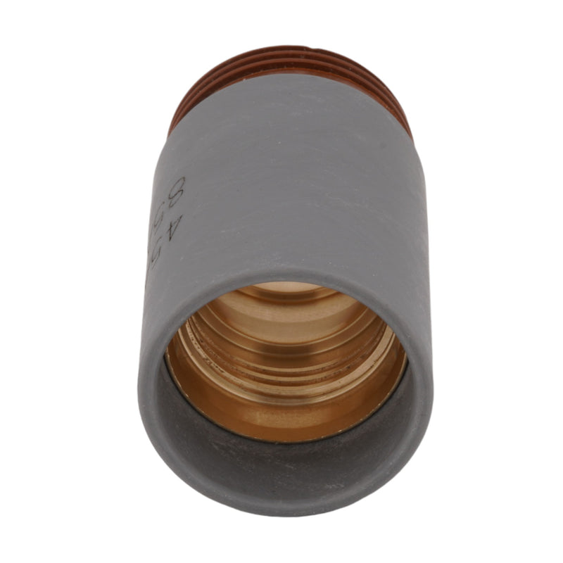 inside view showing machined brass on intellicut brand hypertherm® style 85A retaining cap 220854