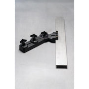 angled plasma cutting guide on table