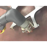 close up of how torch installs into intellicut bevel cutting guide