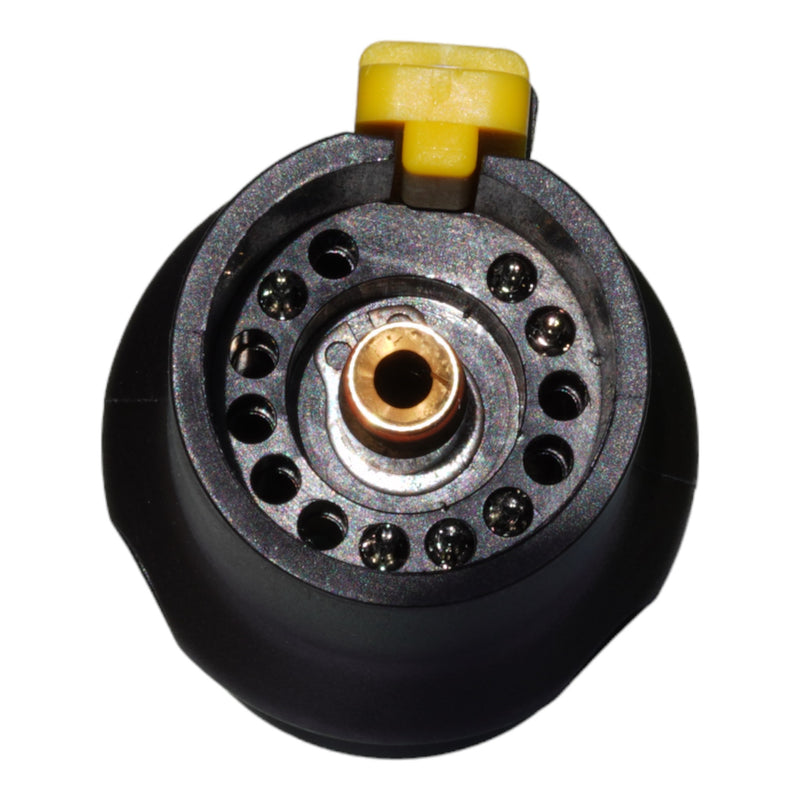 real world image of back end pinout connection for hypertherm plasma cutters