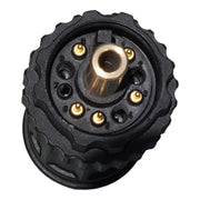 close up of backend of lincoln tomahawk plasma torch showing pin locations