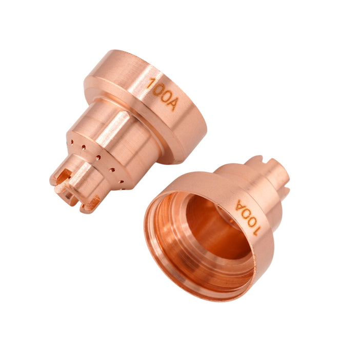 View of two Intellicut Brand Hypertherm® Style 100A Shields 220065-i