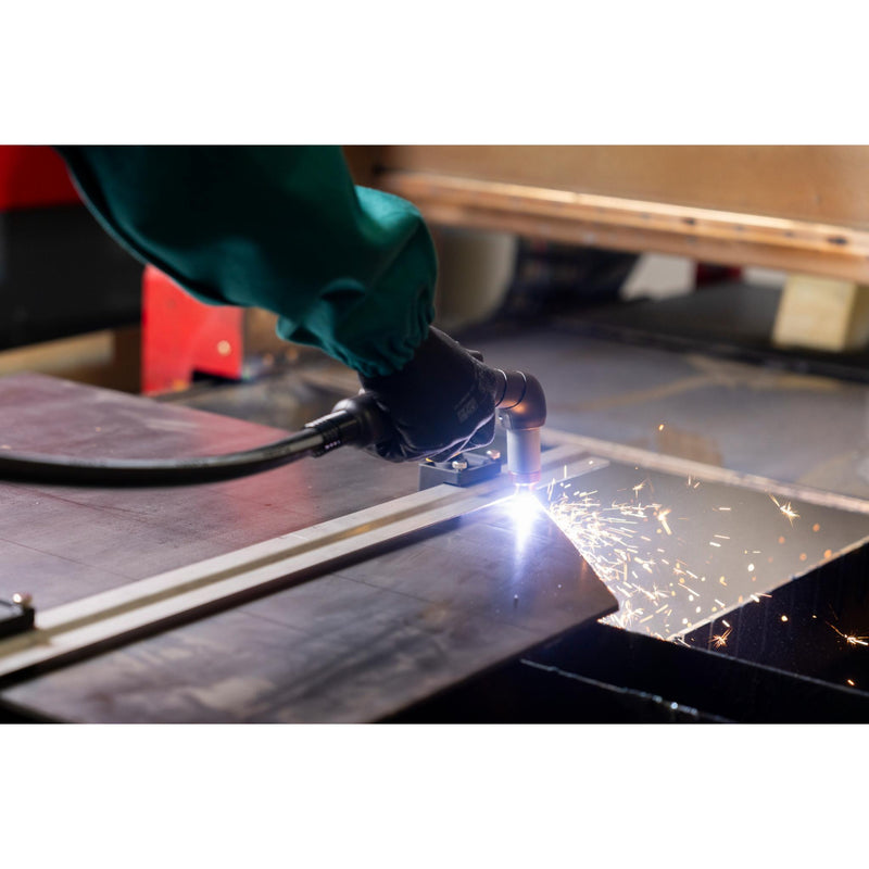 straight cutting plasma gudie with pierce at edge of steel