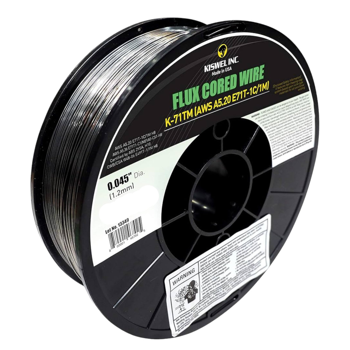 Kiswel K-71TM Flux Core Wire - 0.045