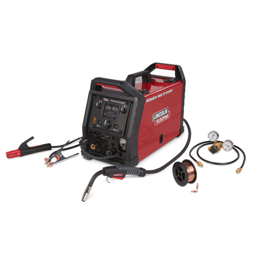 Lincoln Electric® POWER MIG® 215 MPi™ Multi-Process Welder with accessories