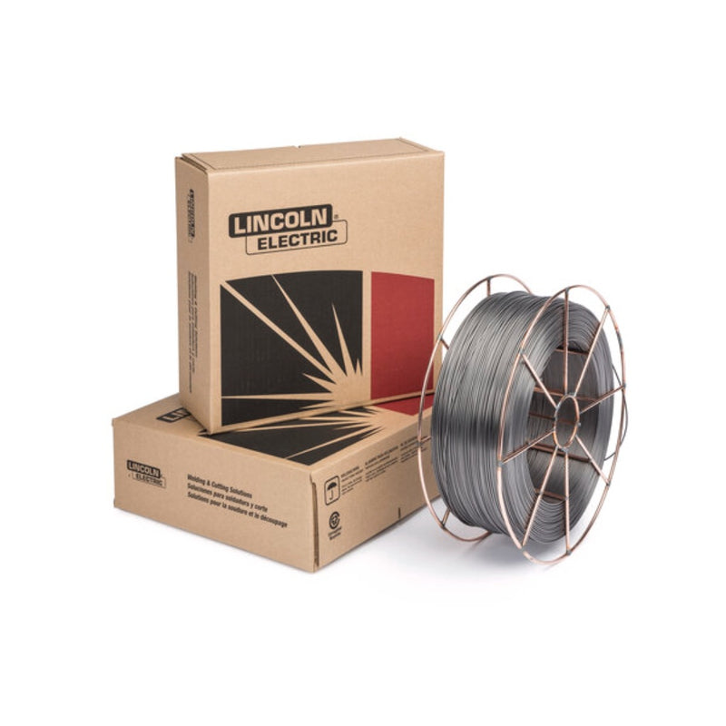 Spool of Lincoln Electric Cored Wire